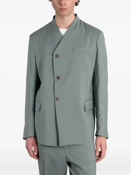 Sacou Costumein asimetric verde