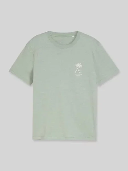 T-shirt o kroju regular fit z czystej bawełny Tom Tailor Denim