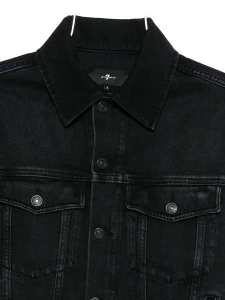 Geacă de blugi 7 For All Mankind negru