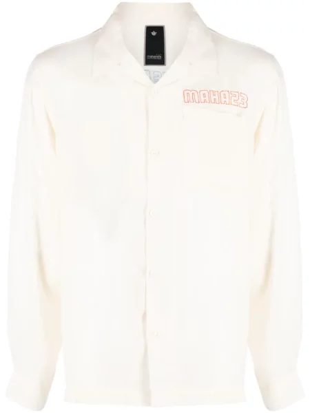 Cămașă Maharishi cu broderie alb