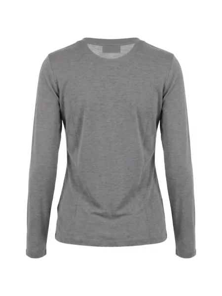 Lung tricou Purotatto gri