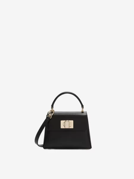 Geanta crossbody Furla din piele negru
