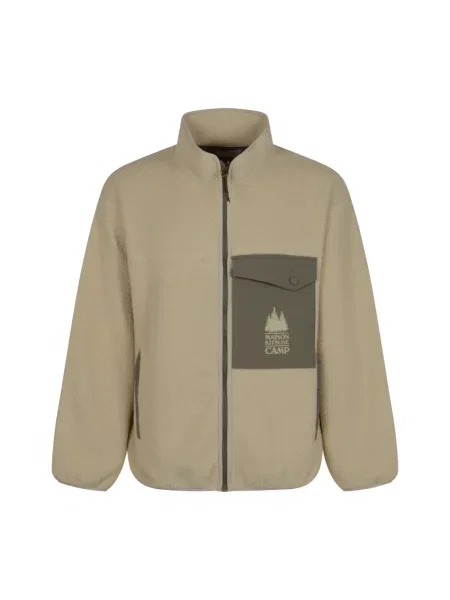 Kurtka Maison Kitsune beżowa