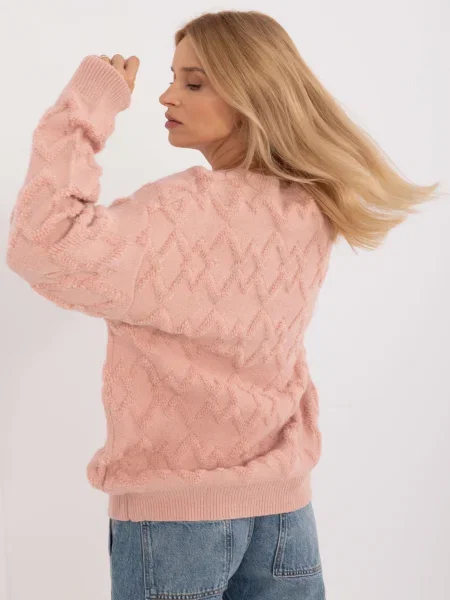 Pulover Fashionhunters roz