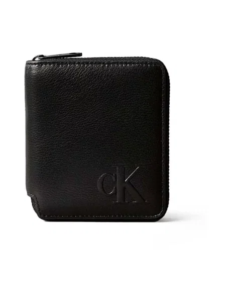 Calvin Klein portfel skórzany czarny
