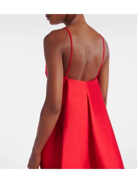 Rochie Solace London din satin roșu