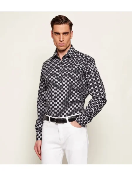 Karl Lagerfeld Cămașă | Modern fit negru