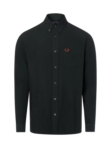 Fred Perry Koszula Mężczyźni Regular Fit M zielony