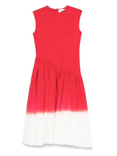 Sukienka midi Mii do kolan garniturowa czerwona