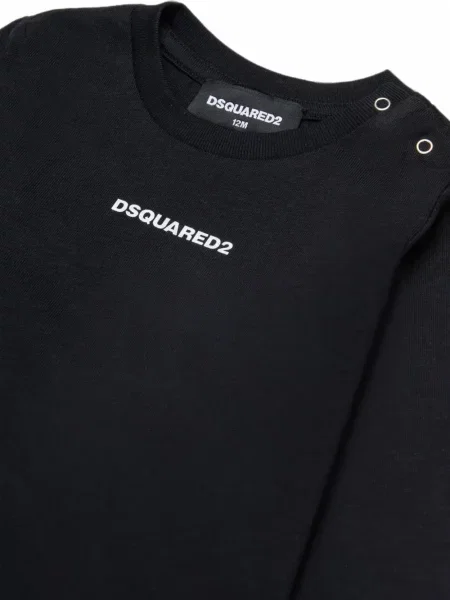 Koszulka dziecięca Dsquared2 czarna