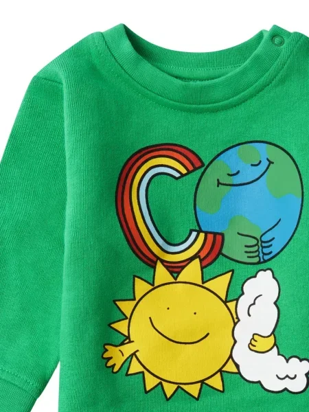 Bluza dziecięca Stella Mccartney zielona