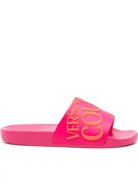 Klapki Versace Jeans Couture różowe