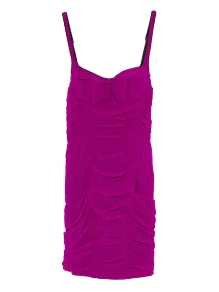 Rochie mini The Attico de costum violet
