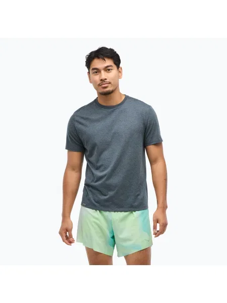 Мъжка тениска за бягане HOKA GlideTech varsity navy синьо