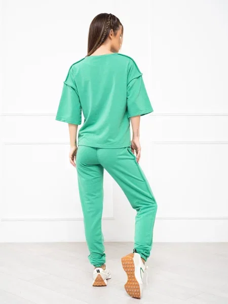 Спортивний костюм ISSA Plus зелений