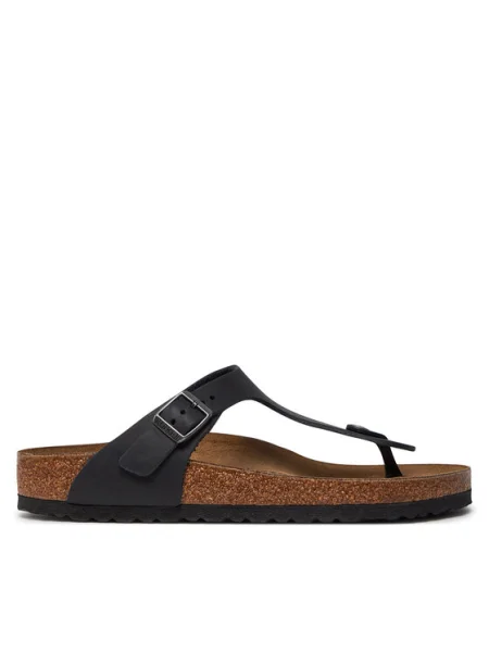 Sandale Birkenstock din nubuc negru