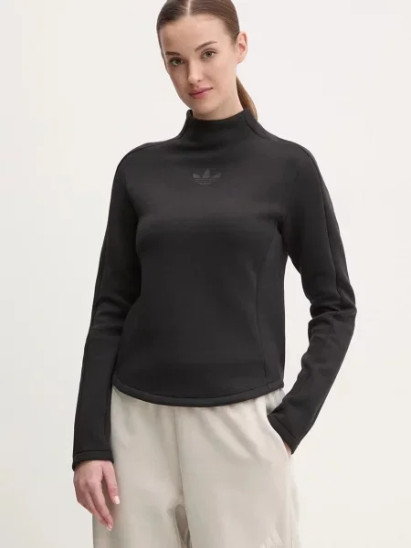 Adidas Originals bluza INTERLOCK LS gładka czarny