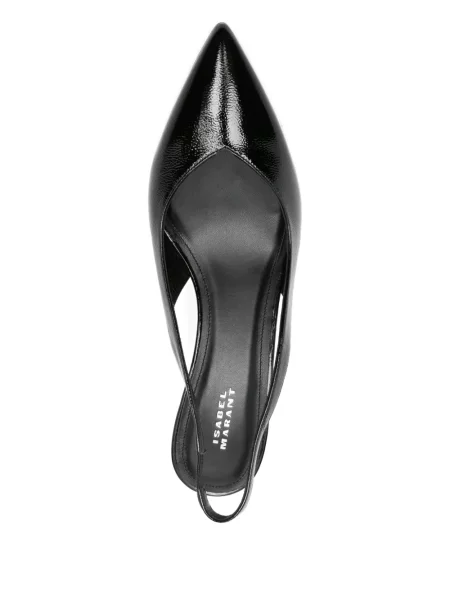 Pantofi cu toc Isabel Marant slingback negru