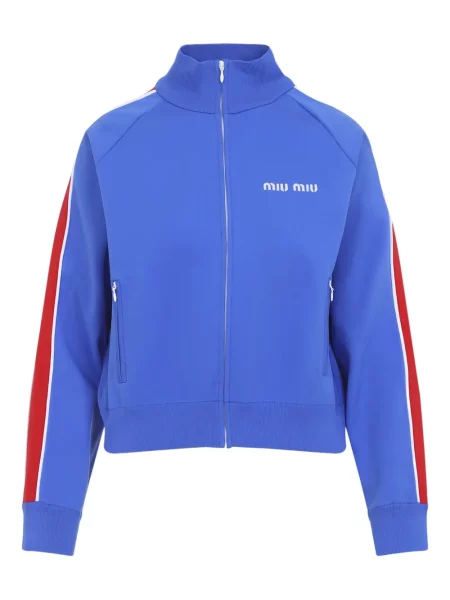 Суитчър Miu Miu на райета синьо