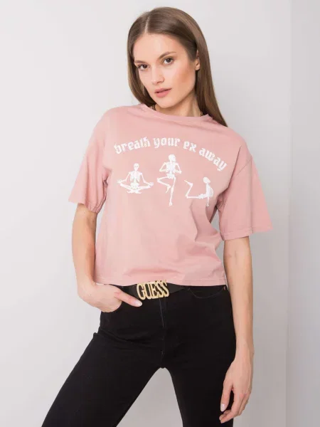 Tricou Fashionhunters roz