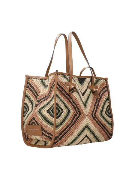 Shopperka Gianni Chiarini skórzana zielona