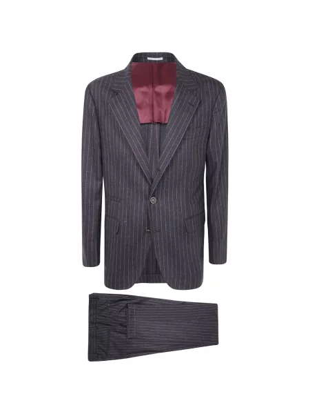 Costum Brunello Cucinelli de lână gri