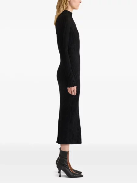 Rochie Proenza Schouler de mătase negru