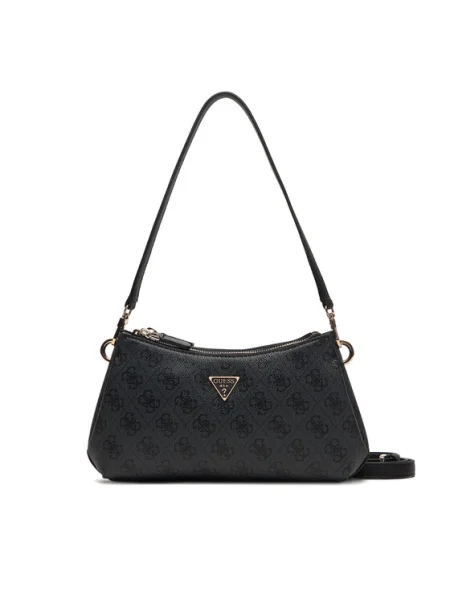 Guess Kabelka Noelle II Mini Sivá čierna