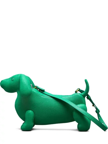 Geantă tip baghetă Thom Browne verde