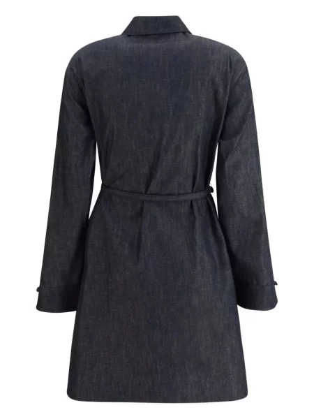 Rochie tip cămașă Fendi de costum albastru