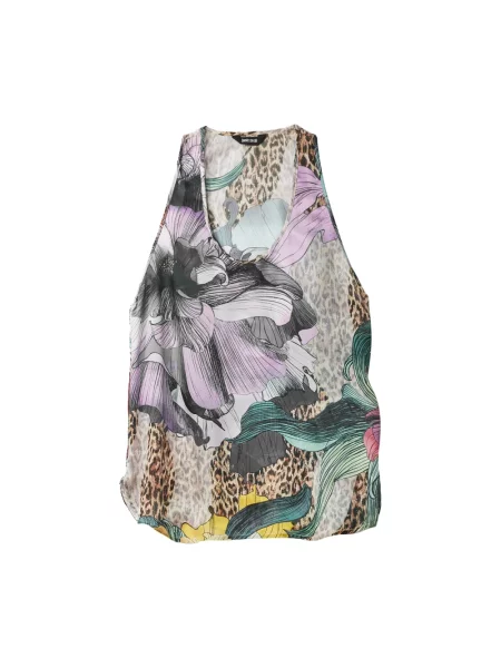 Top Just Cavalli z nadrukiem koronkowy