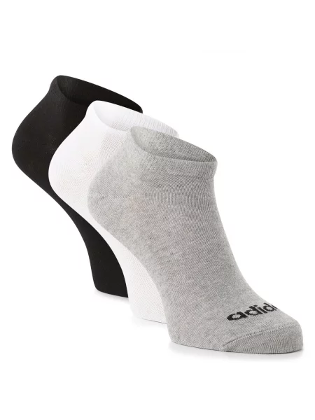 Adidas Originals skarpety do obuwia sportowego pakowane po 3 szt. Kobiety szary|czarny|biały M białe