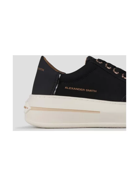 Sneakersy Alexander Smith zamszowe czarne