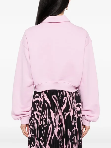 Top Msgm cu broderie roz