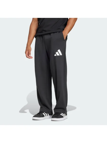 ADIDAS SPORTSWEAR Športové nohavice Essentials čierna / šedobiela biela