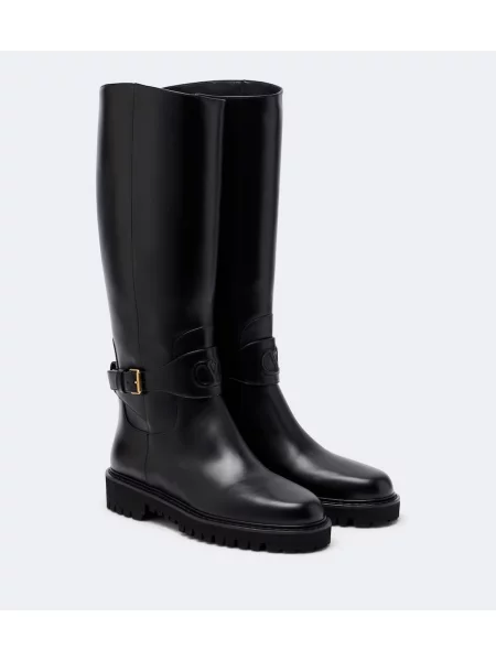 Cizme Valentino Garavani din piele negru