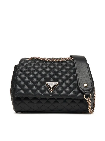 Guess Дамска чанта Everlee черен