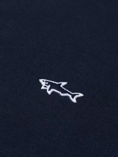 Bluza z kapturem dziecięca Paul & Shark niebieska