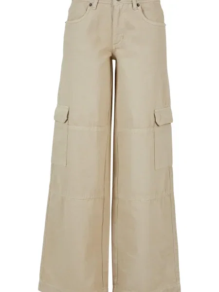 Urban Classics Pantaloni eleganți alb