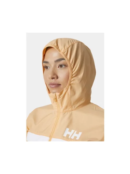 Jachtařská bunda Helly Hansen Salt Stripe Windbreaker miami peach žlutá