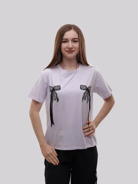 Футболка LUMO віскоза/поліестер білий