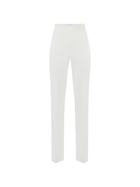 Ușor pantaloni Elisabetta Franchi alb