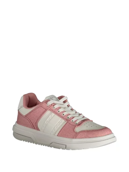 Sneakers Tommy Hilfiger κοτλέ ροζ