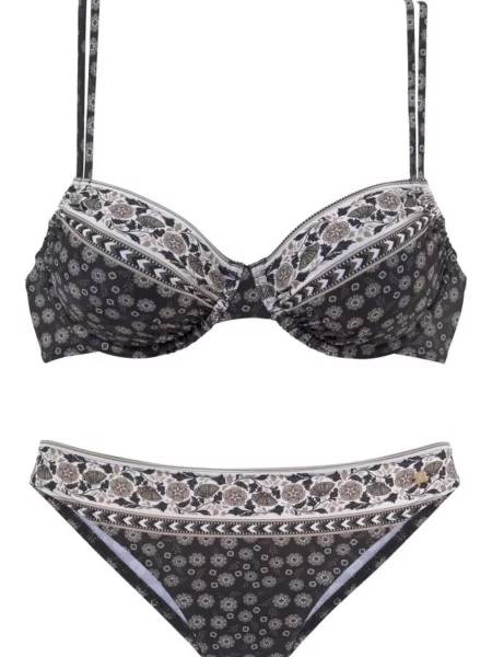 JETTE Costum de baie două piese negru