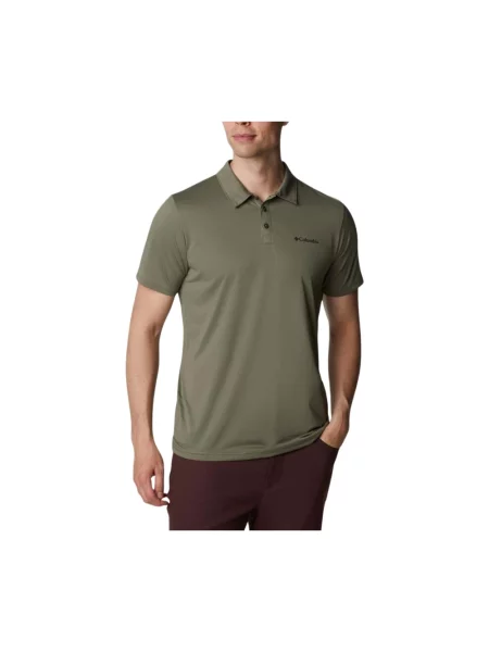 Koszulka polo Columbia zielona