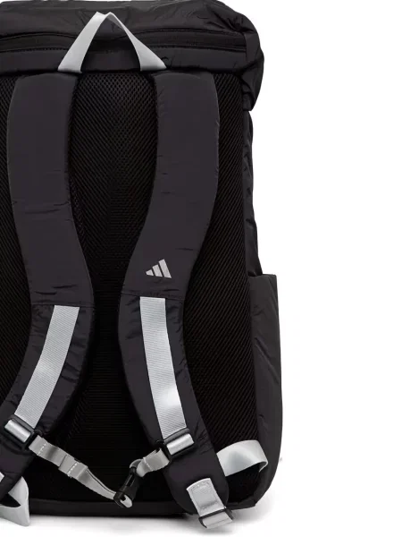 Komplet dresowy Adidas koronkowy sznurowany w paski różowy