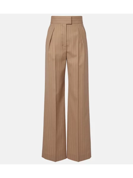Pantaloni Valentino de lână bej