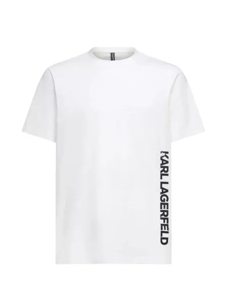 Tricou Karl Lagerfeld cu autograf alb