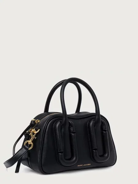 Marc Jacobs De piele cufăr Babe top Handle negru
