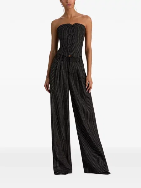 Pantaloni Alice + Olivia negru